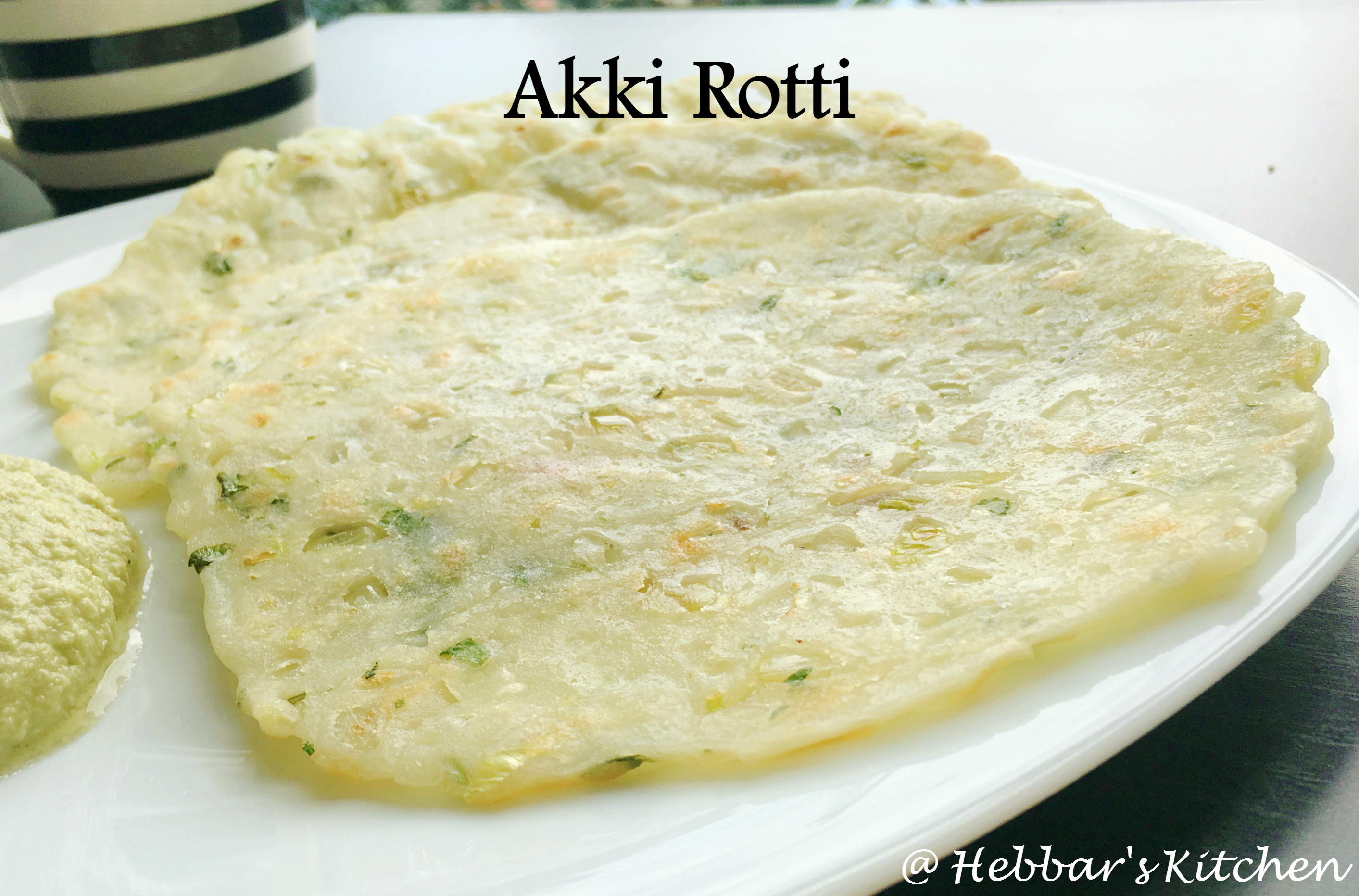 Akki Rotti Recipe Chawal Ki Roti Recipe Hebbars Kitchen