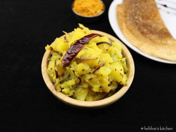 potato curry recipe for masala dosa | aloo bhaji for masala dosa 2