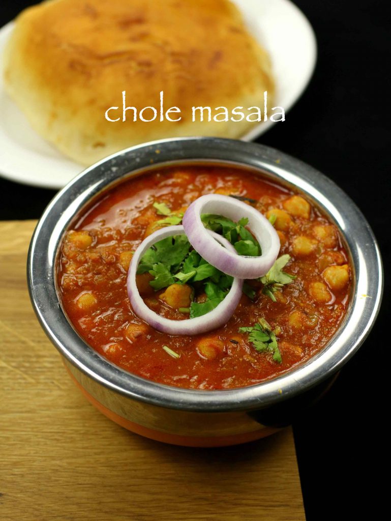 chana masala recipe | punjabi chole masala recipe - hebbar's kitchen