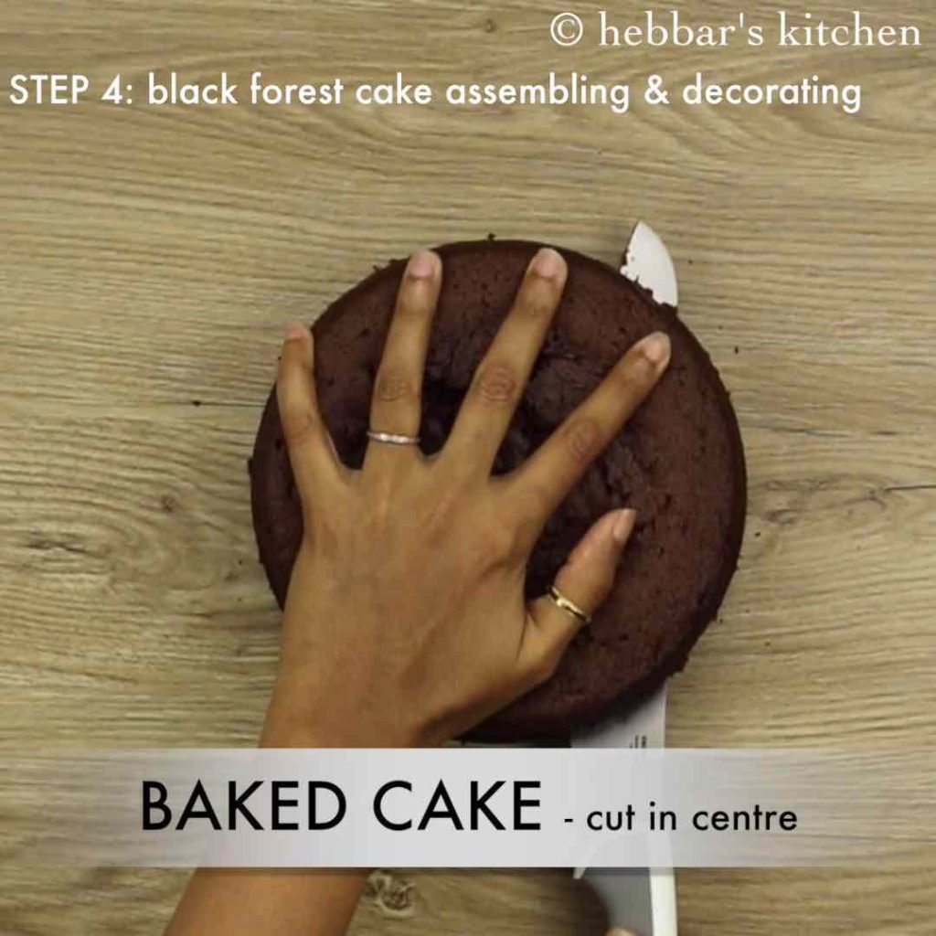 easy eggless black forest cake recipe