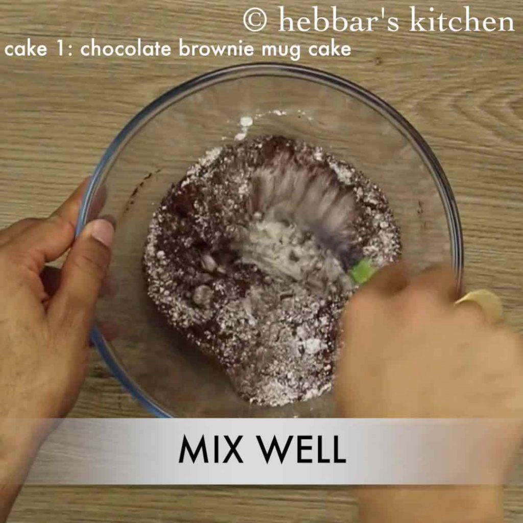 eggless chocolate brownie mug cake recipe