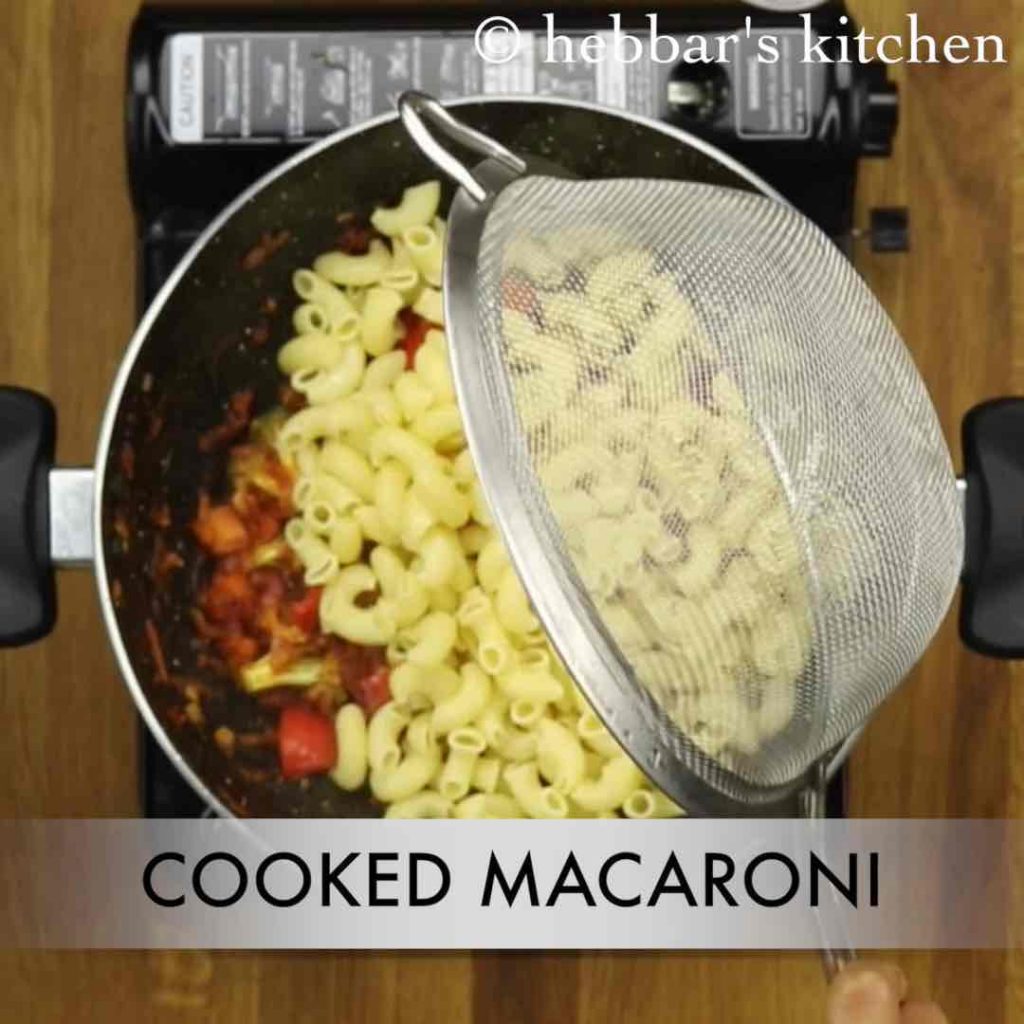 indian recipe of macaroni