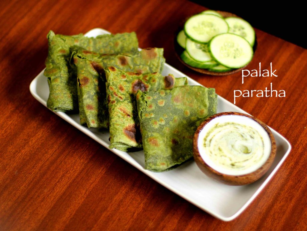 palak paratha recipe