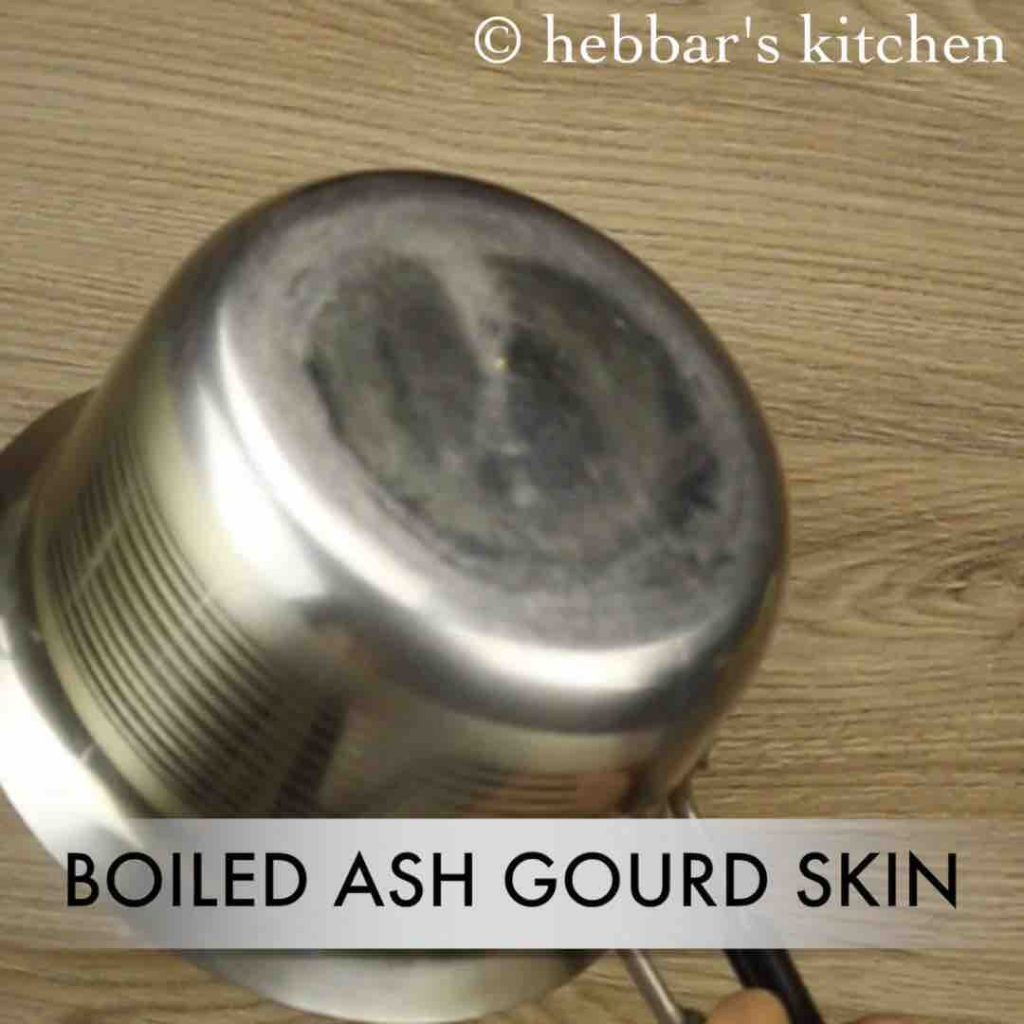 ash gourd peel chutney
