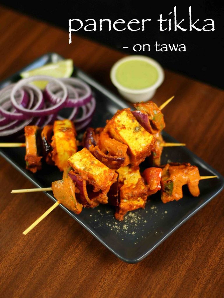 recipe of paneer tikka on tawa