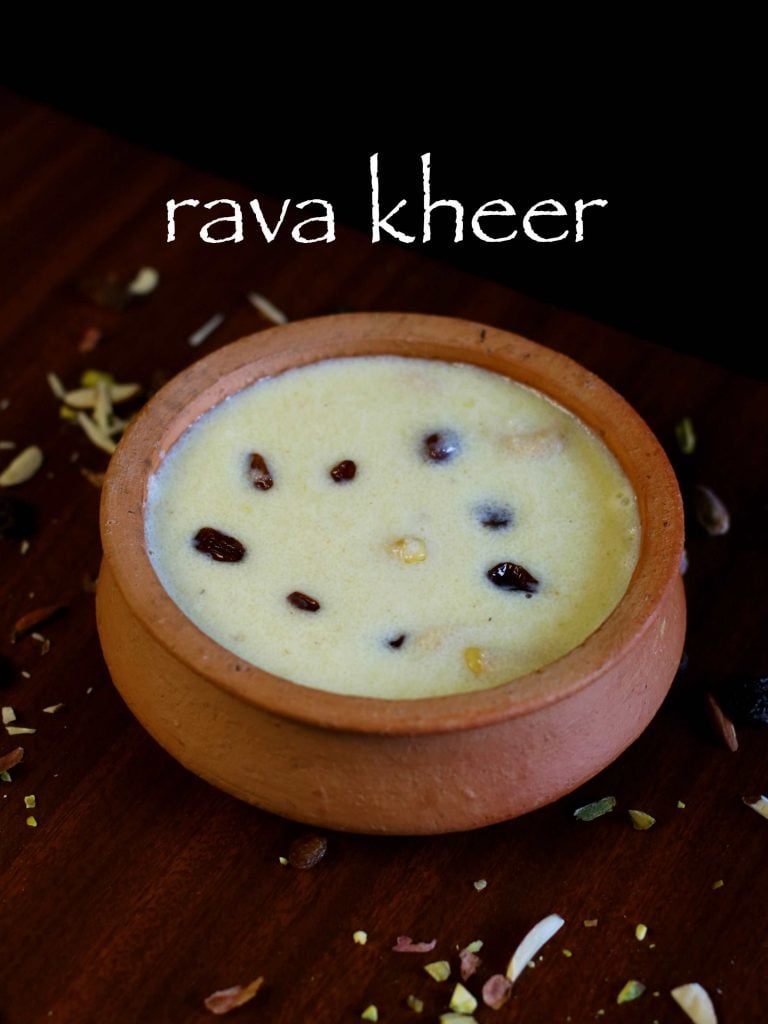 rava kheer recipe