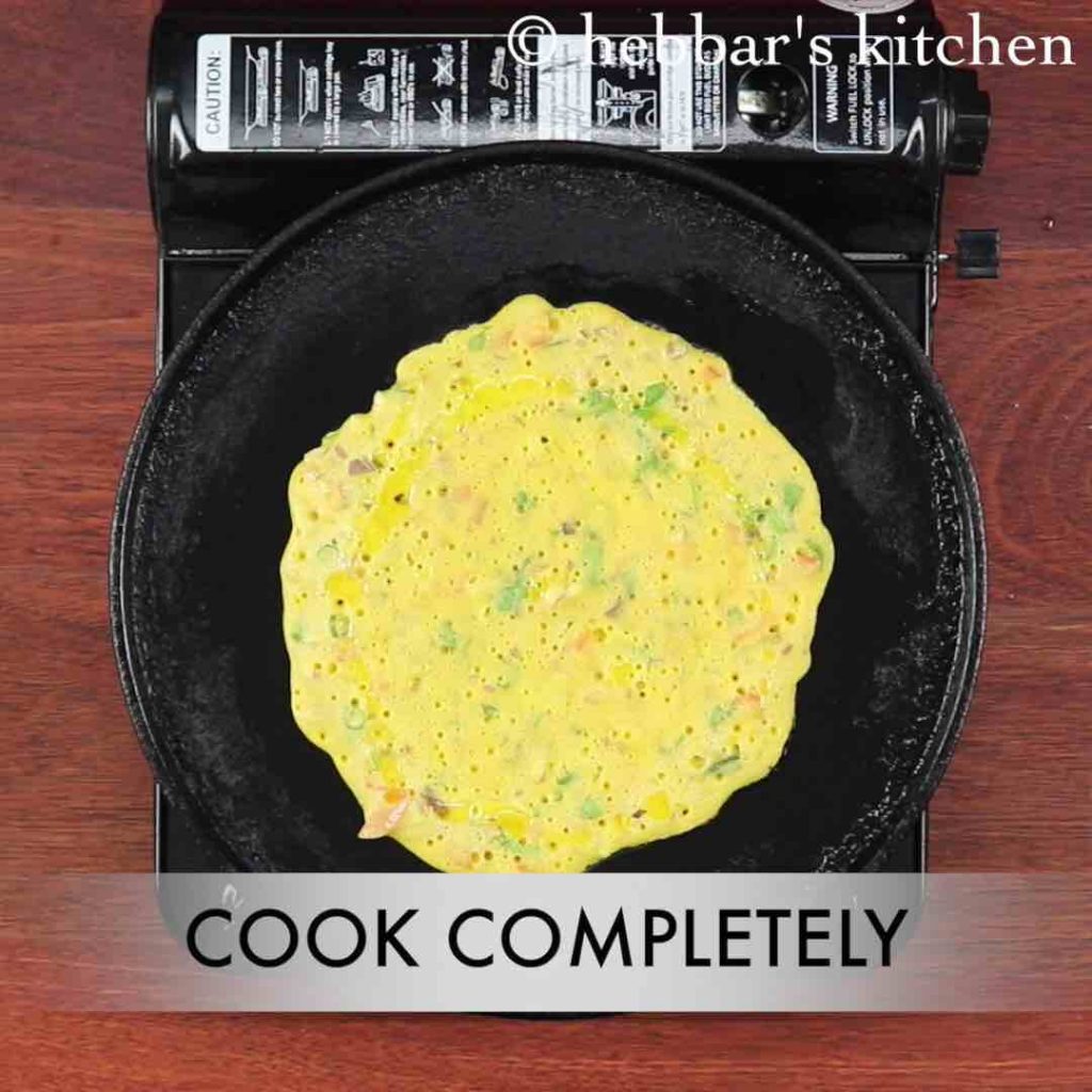 veg omelette recipe