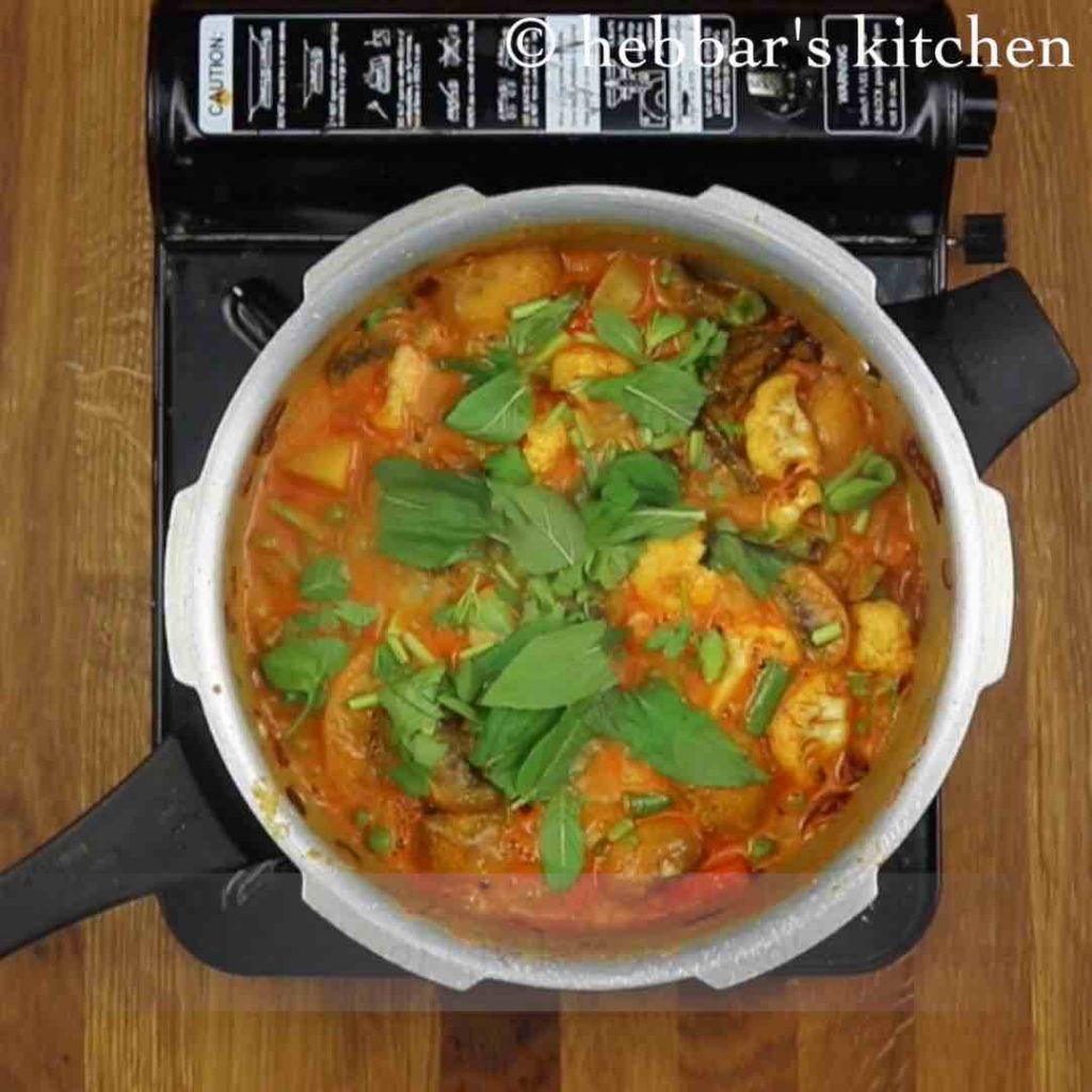 how to make vegetable biryani recipe in cooker