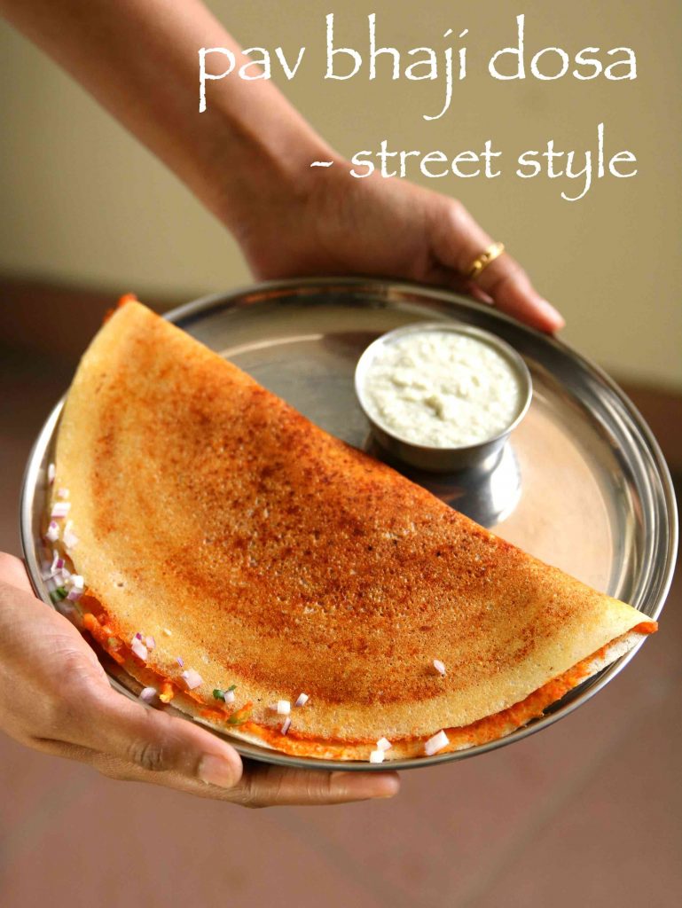 pav bhaji dosa recipe