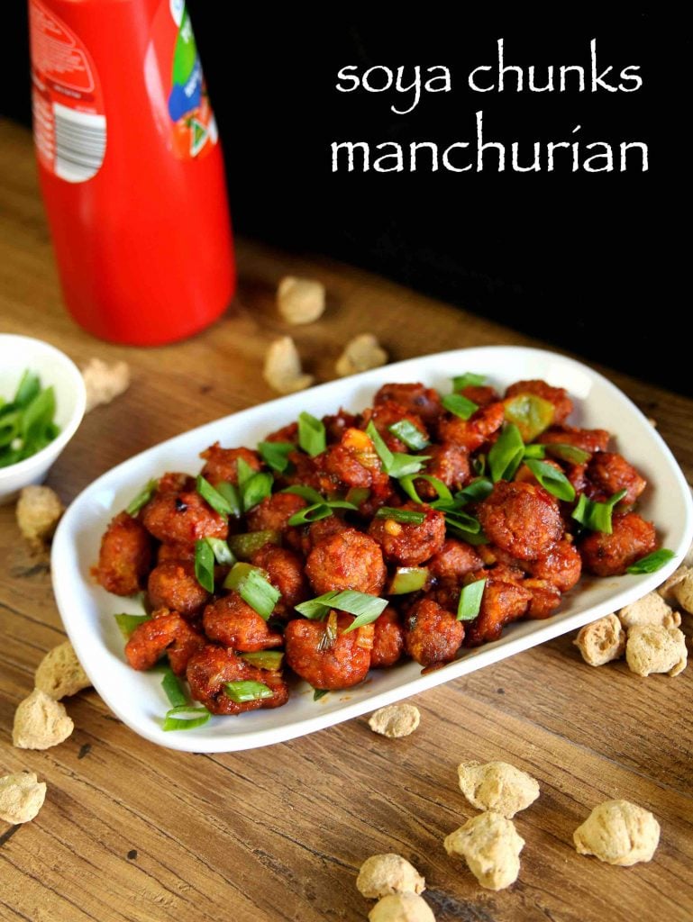 soya chunks manchurian