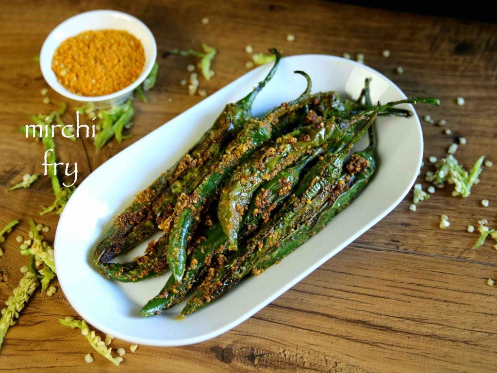 stuffed green chilli fry