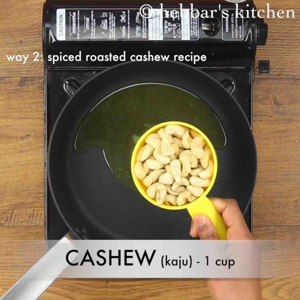 roasted cashews 2 ways