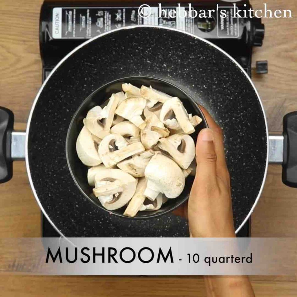 mushroom mutter masala