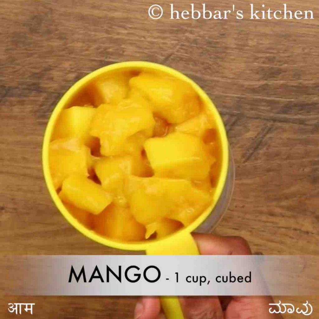 how to make mango shake