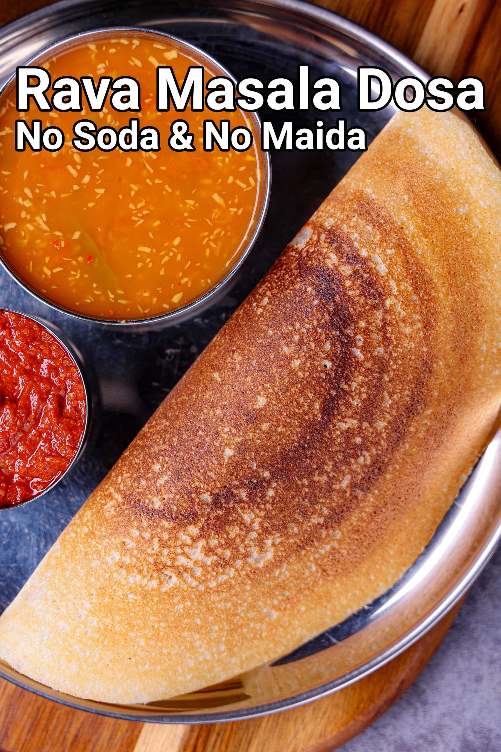 Instant Rava Masala Dosa Recipe Sooji Masala Dosa Suji Masala Dosa