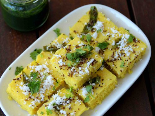 dhokla in microwave | instant dhokla recipe | microwave gujarati ...