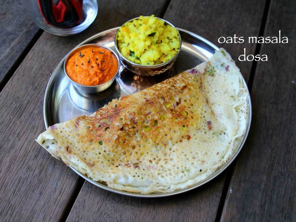 oats masala dosa