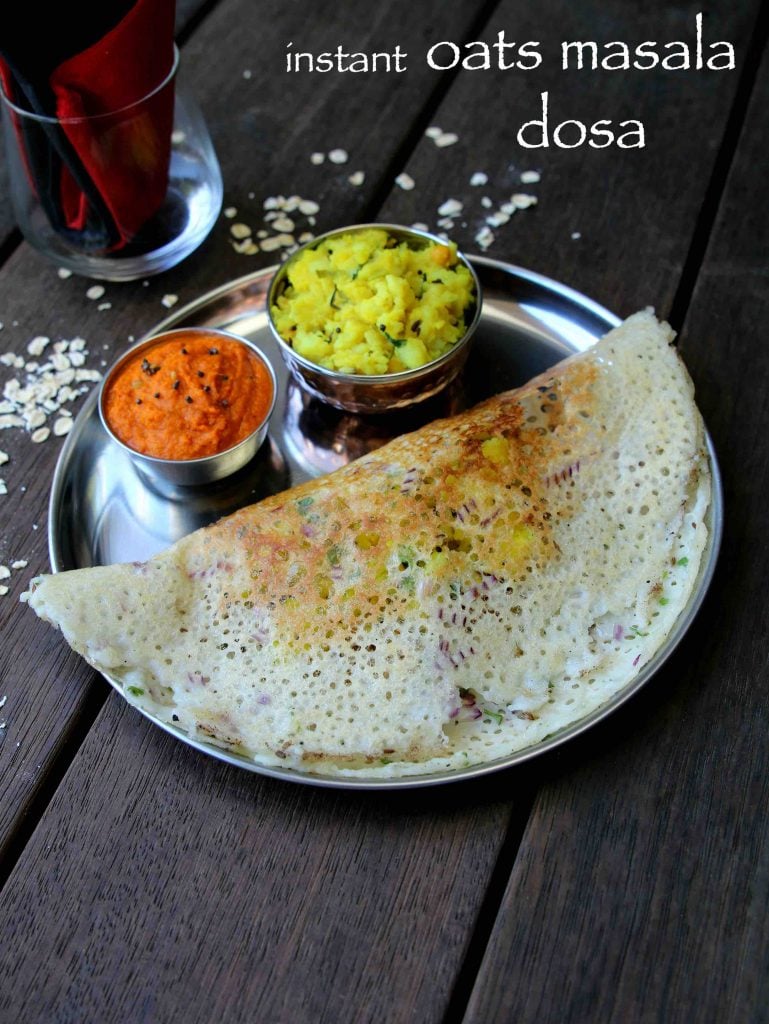 instant oats dosa recipe