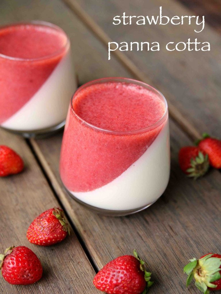 strawberry panna cotta recipe