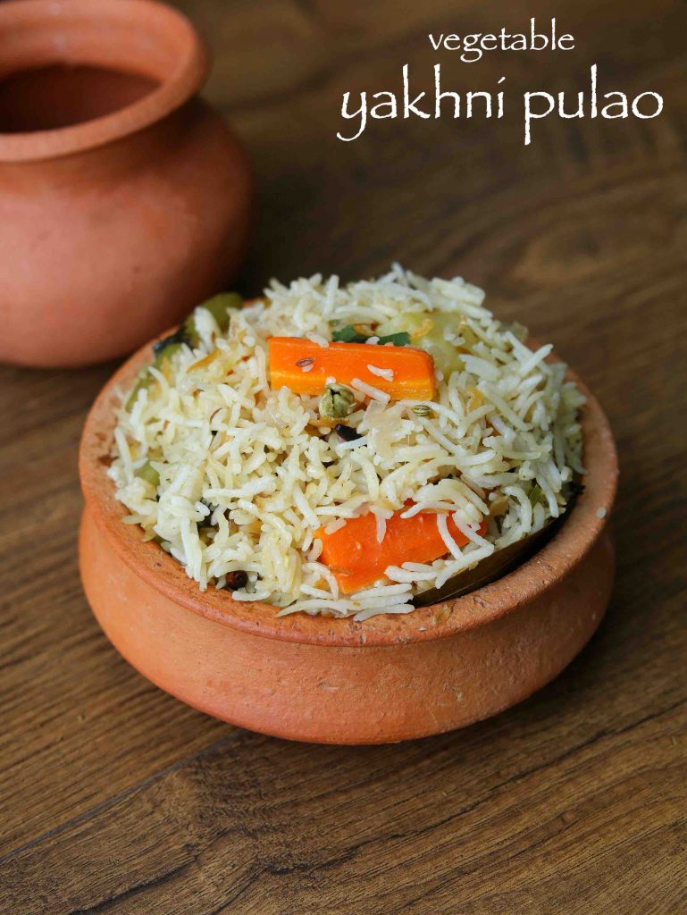 vegetable yakhni pilaf