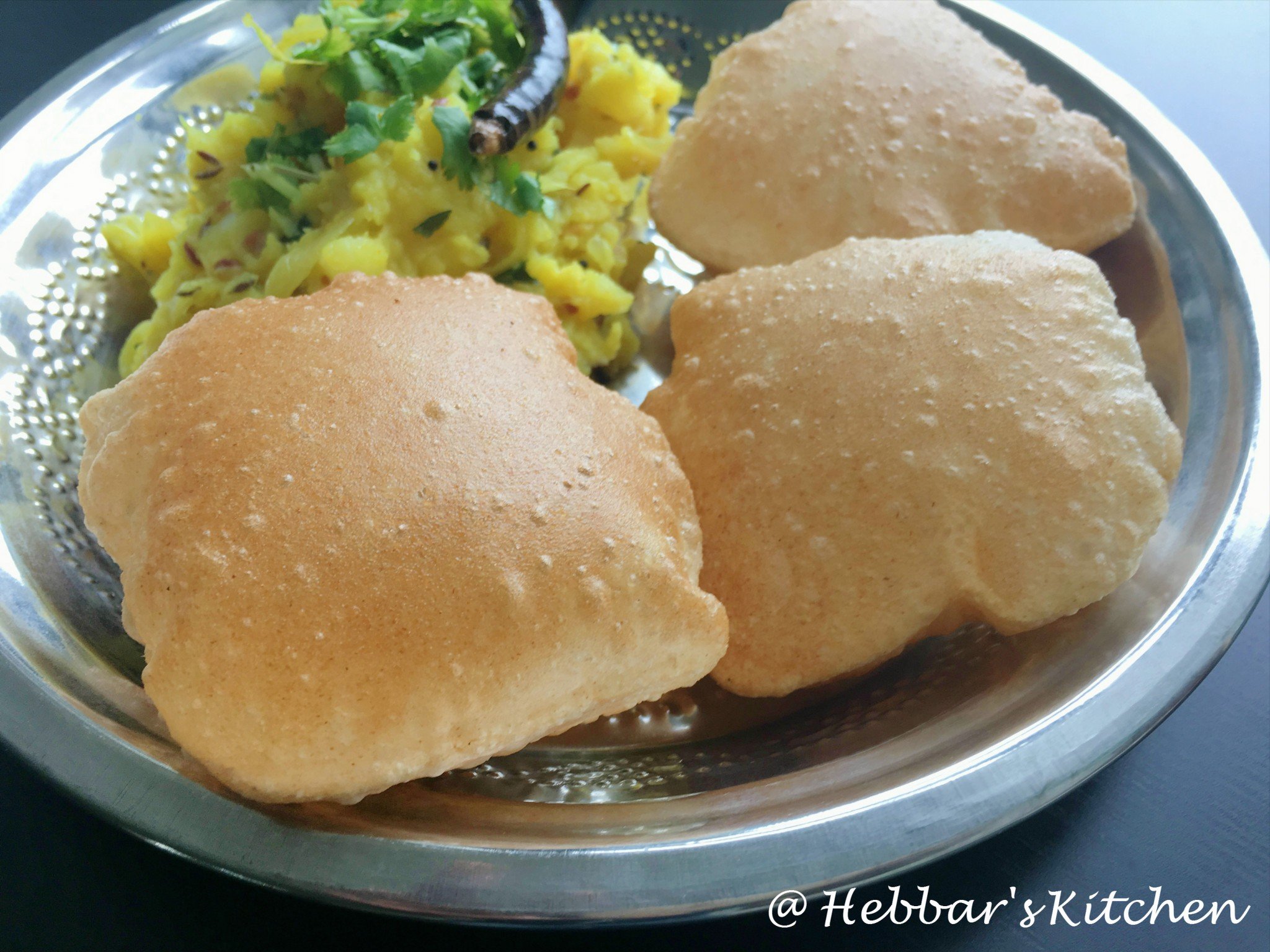 Poori Recipe Puri Recipe Crispy Puri With Aloo Bhaji Recipe