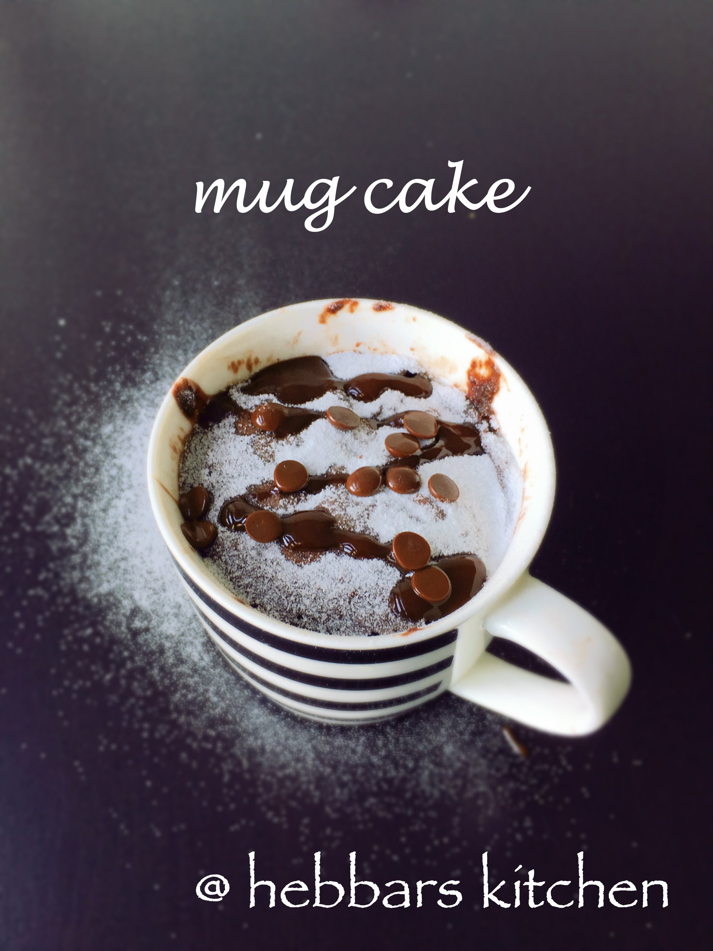 2 Mins Eggless Microwave Chocolate Mug Cake - Tickling Palates