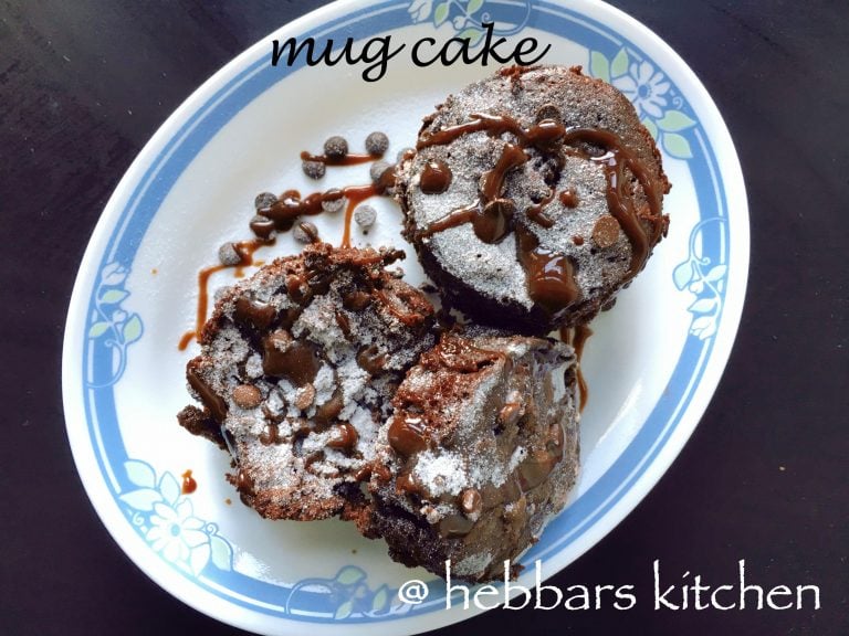 chocolate mug cake | 2 minute eggless chocolate mug cake recipe
