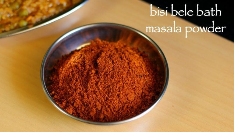 bisi bele bath masala powder recipe | karnataka style bisibelebath powder recipe