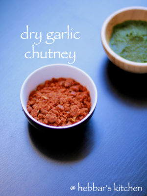 dry garlic chutney