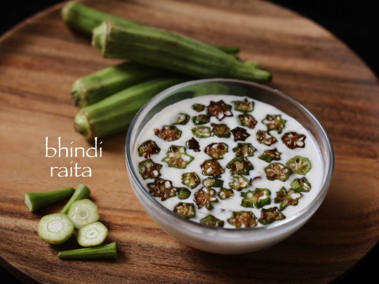 bhindi tambuli recipe | bhindi raita recipe | okra raita
