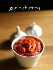 red chilli garlic chutney for chaat