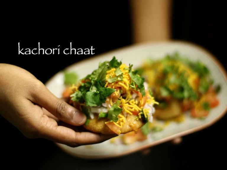 kachori chaat recipe | how to make khasta kachori chaat recipe