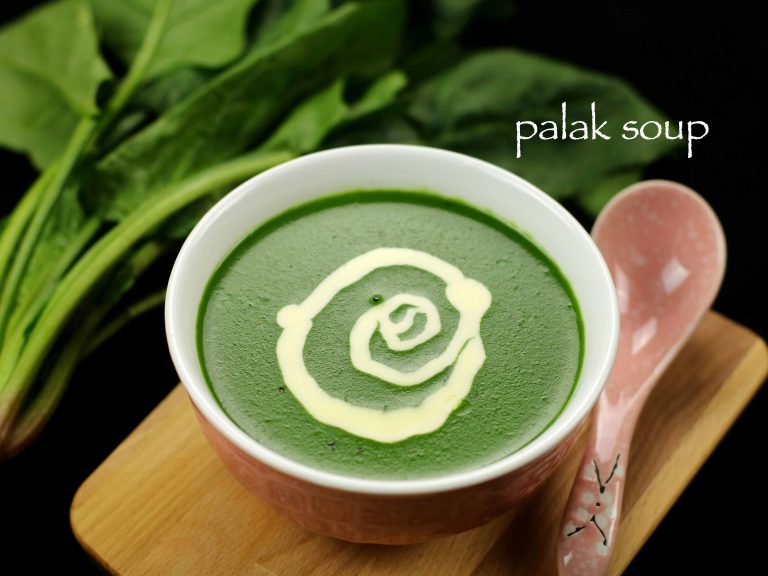 palak soup recipe | spinach soup recipe | cream of spinach soup
