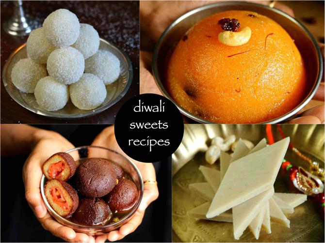 diwali sweets recipes | easy diwali dessert recipes - hebbar's kitchen 2020
