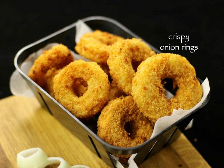 स्टफ्ड अनियन रिंग्स रेसिपी  | stuffed onion rings in hindi | चीज़ भरवां प्याज के छल्ले