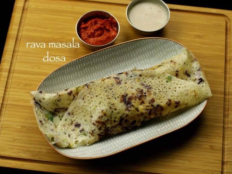onion rava dosa with aloo masala recipe | instant rava dosa with aloo bhaji