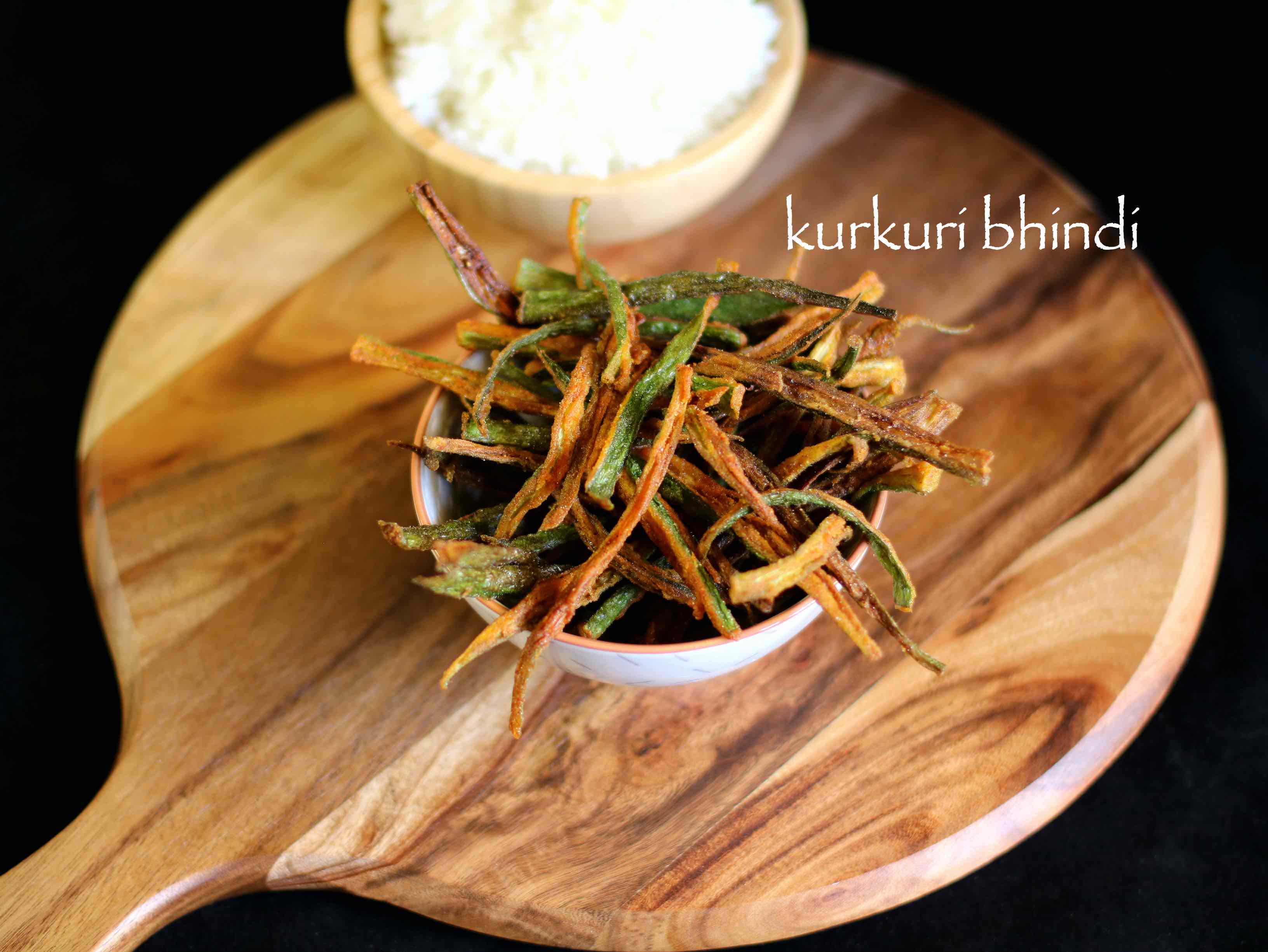 kurkuri bhindi recipe | bhindi fry recipe | crispy okra ...
