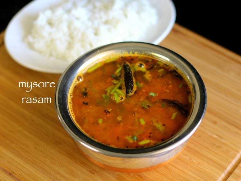 मैसूर रसम रेसिपी | mysore rasam in hindi | नारियल के साथ दक्षिण भारतीय रसम