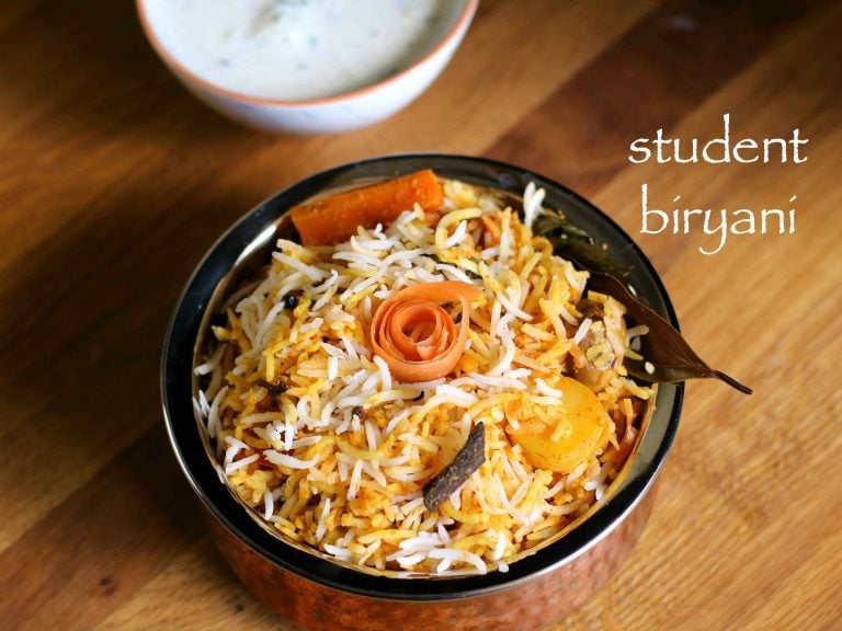 स्टूडेंट बिरयानी रेसिपी | student biryani in hindi | वेज स्टूडेंट बिरयानी | वेज बिरयानी