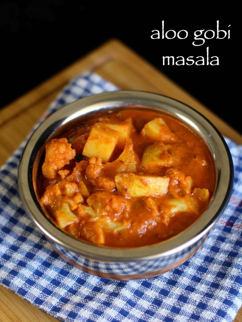 aloo gobi masala recipe how to make aloo gobi curry