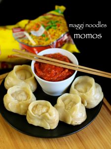 veg noodles momos