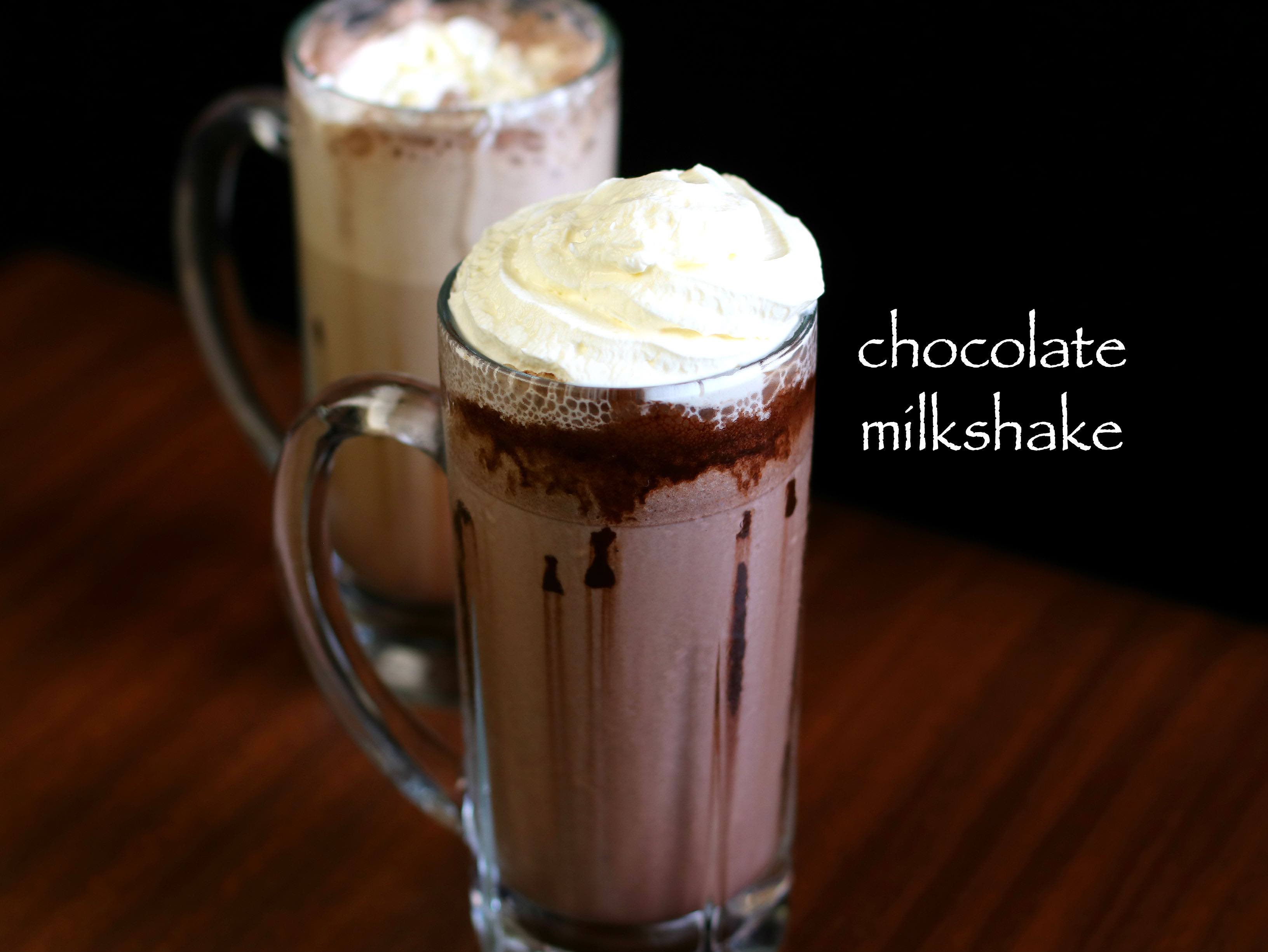 chocolate milkshake recipe  chocolate shake  chocolate milk recipe