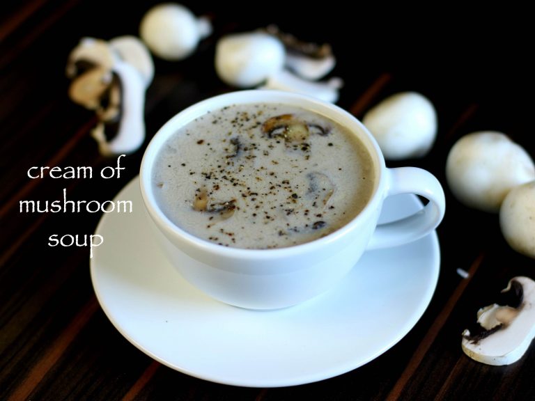 cream of mushroom soup recipe | easy mushroom soup recipe