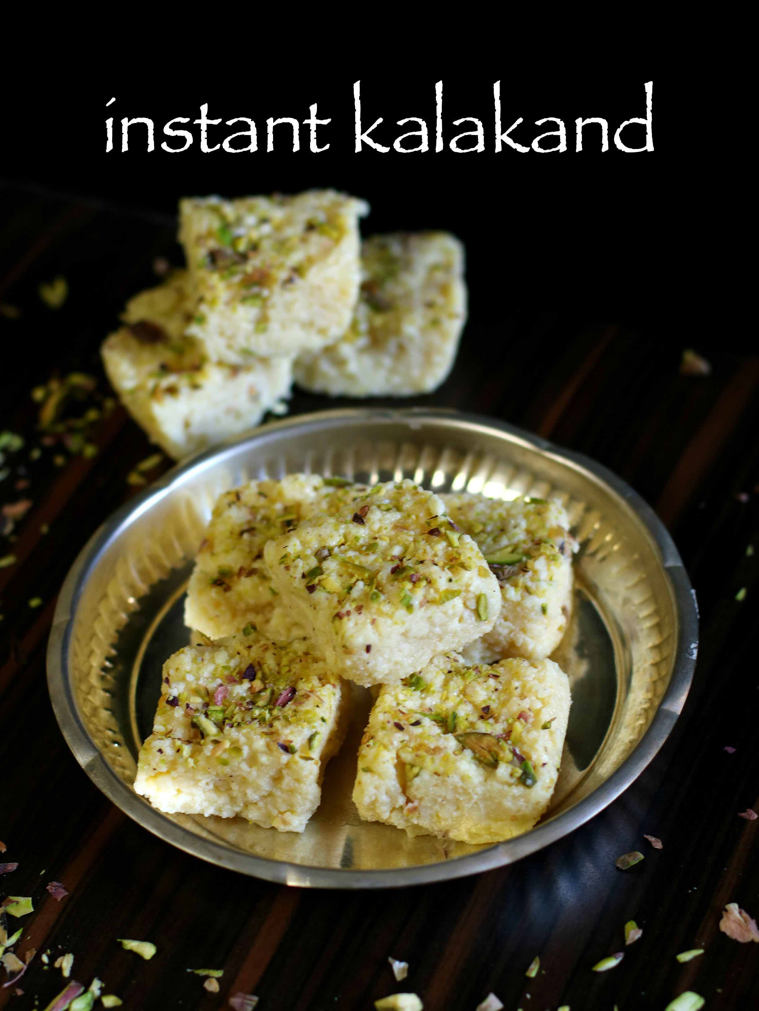 Kalakand Recipe How To Make Instant Kalanda Recipe With Milkmaid