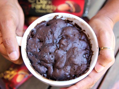Kellogg's India - Chocos and Badam Micro Mug Cake: This cake is 'love in a  cup'. It's light, delicious and nutritious at the same time. The cup helps  in portion control as