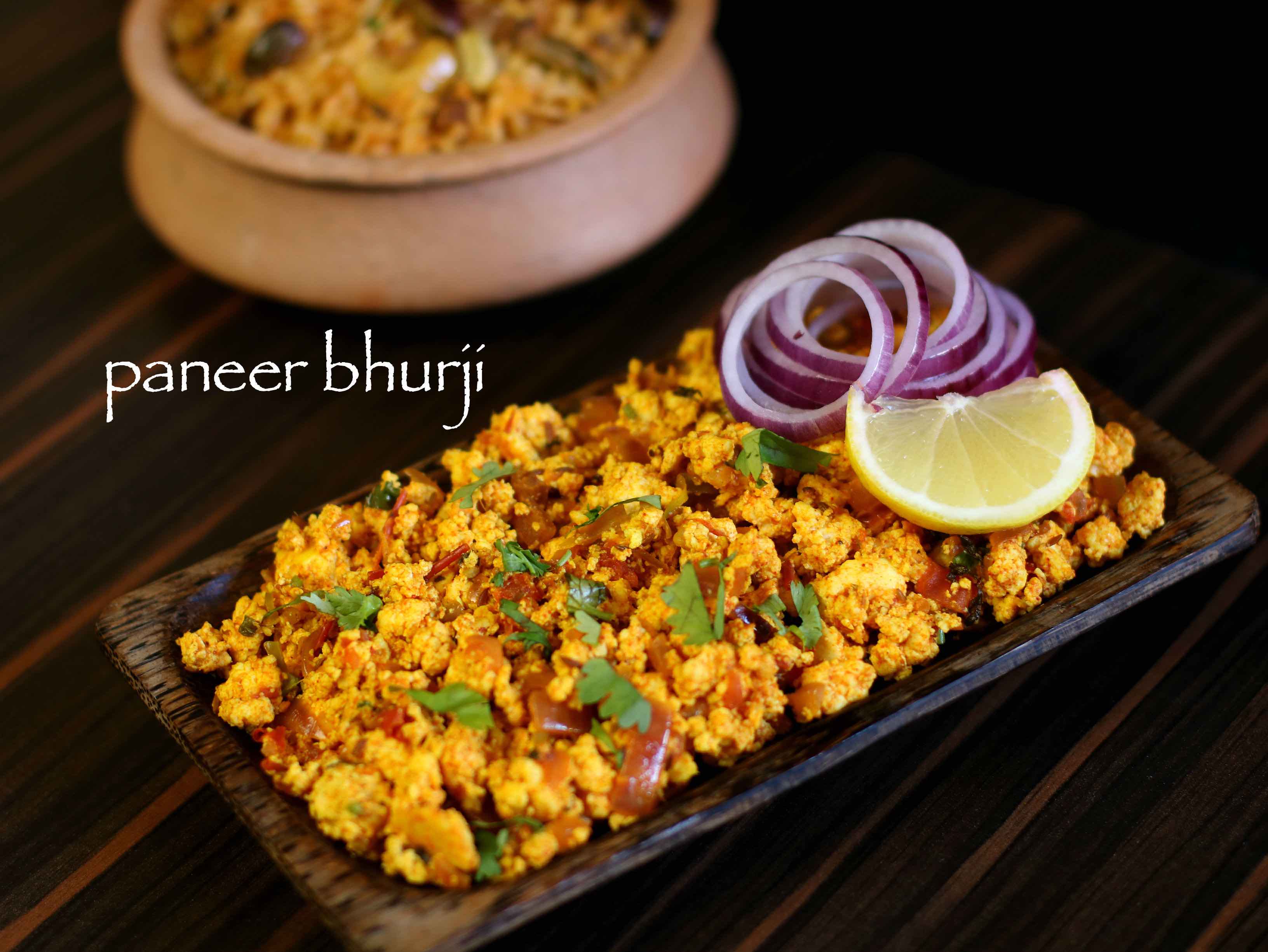 Paneer Bhurji Recipe Dry Paneer Bhurji Street Style