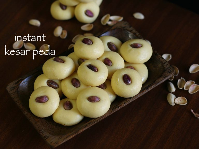 peda recipe | instant kesar peda recipe | kesar milk peda with milkmaid