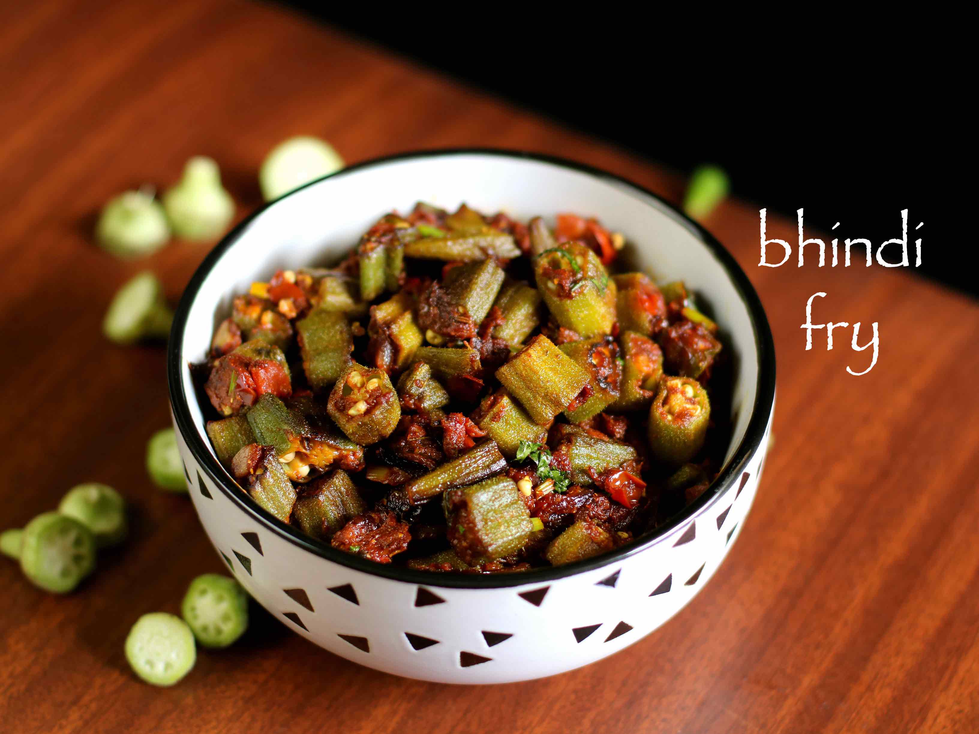 fried okra indian style