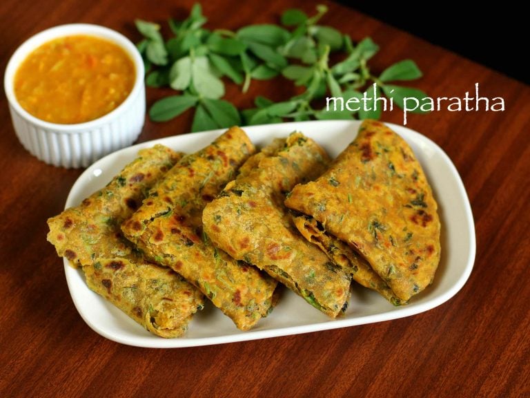 methi paratha recipe | methi ka paratha | fenugreek paratha recipe