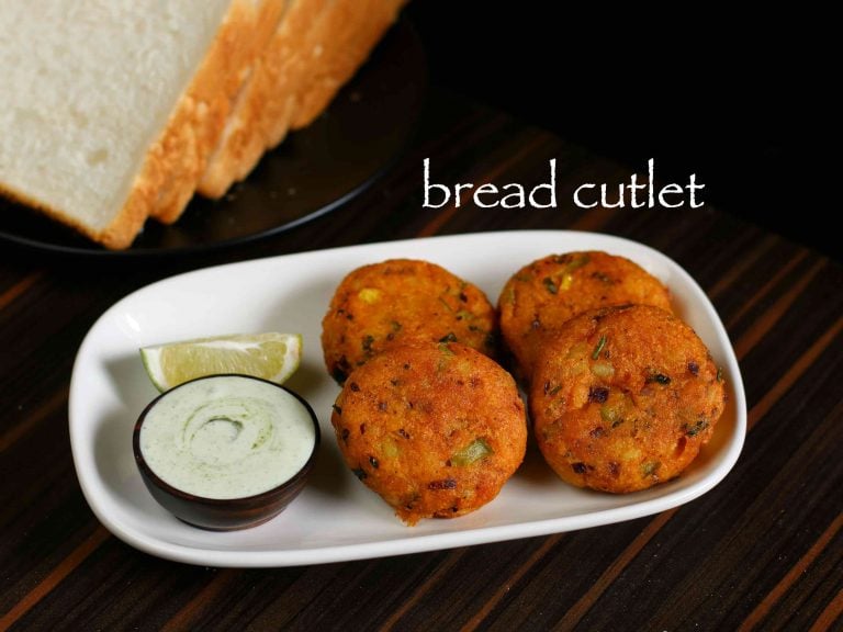 bread cutlet recipe | crunchy vegetable bread cutlets recipe